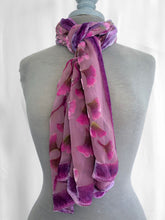 Load image into Gallery viewer, Pink Floral Scarf/Shawl
