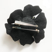 Load image into Gallery viewer, Purple and Green Silk Velvet Flower Pin, Hair Clip-Sherit Levin
