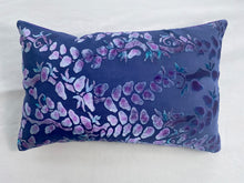Load image into Gallery viewer, Purple 12&quot;x20&quot; Pillow with Willow Branches Pattern

