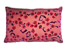 Load image into Gallery viewer, Roses Pillow in Red
