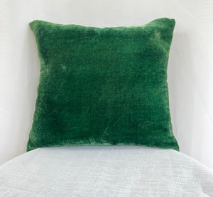 Small Branches Pillow in Olive Green