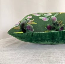 Load image into Gallery viewer, Small Branches Pillow in Olive Green
