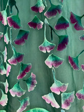 Load image into Gallery viewer, Flowering Branches Scarf/Wrap in Teal
