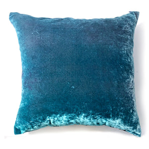 Gingko 20" Square Pillow Cover in Blue Gray