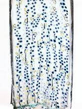 Load image into Gallery viewer, Velvet Scarf/Shawl with Willow Branches Pattern in Ivory-Sherit Levin
